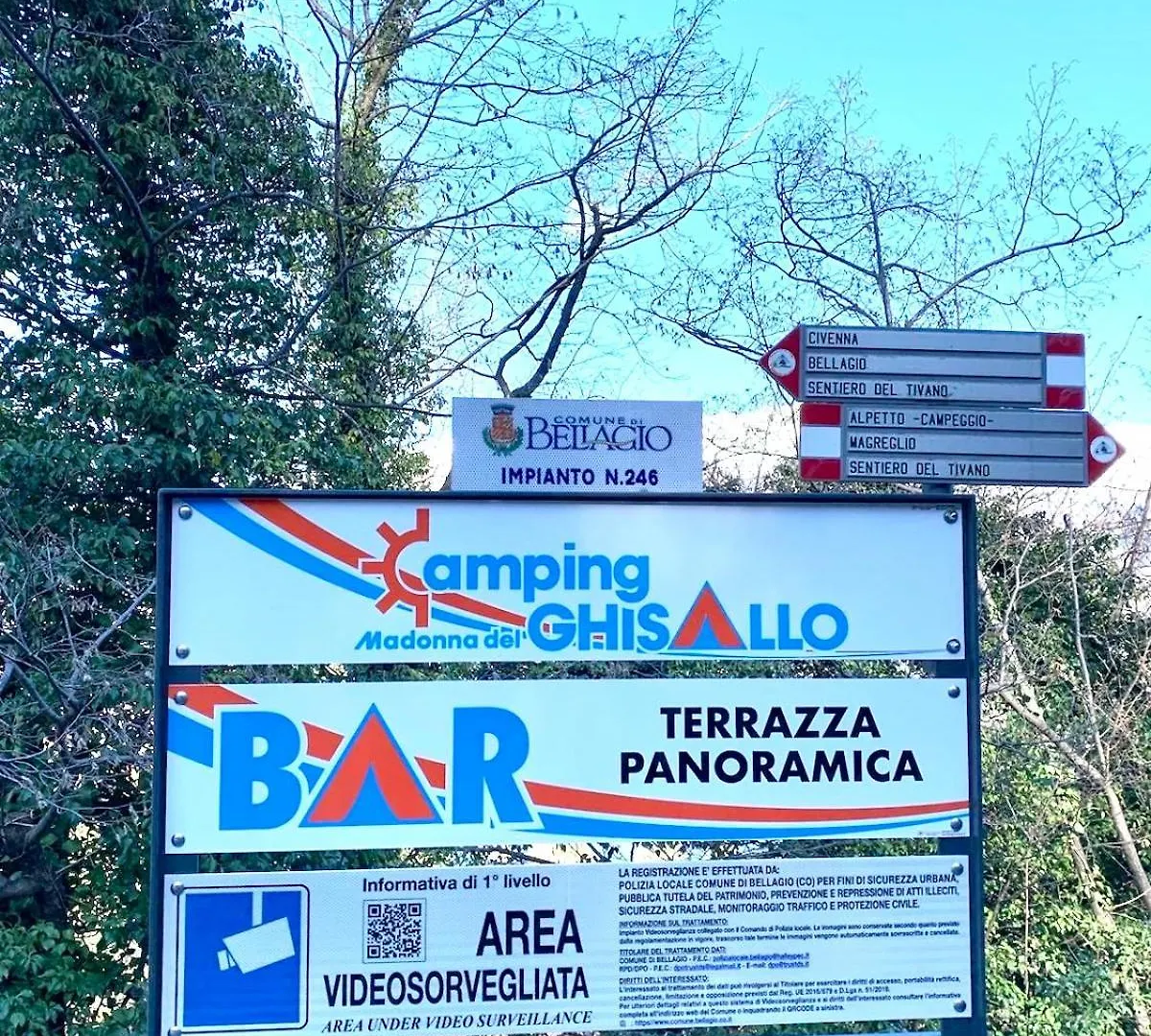 Camping Campeggio Madonna Del Ghisallo Magreglio Italia